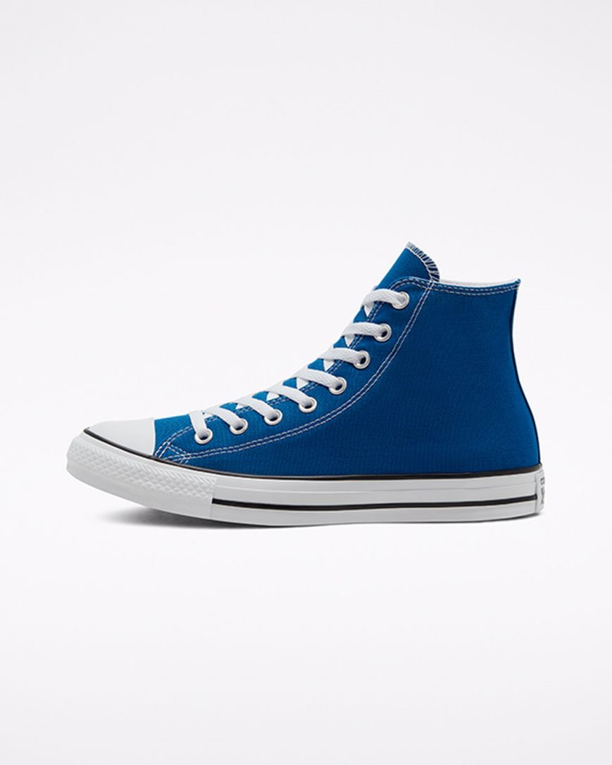 Tenis Converse Chuck Taylor All Star Seasonal Color Cano Alto Masculino Azuis Branco | PT J04P950